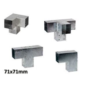 Pergola hoekverbinding 71x71mm