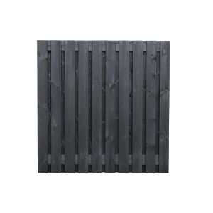 Schutting Zwart - 16mm - 21 planks (B/O)
