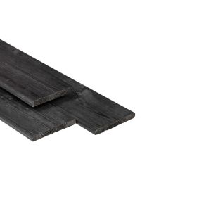 Grenen zwart gespoten - 16x140mm