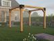 Douglas pergola 300 x 300 cm – Balken 150x150mm