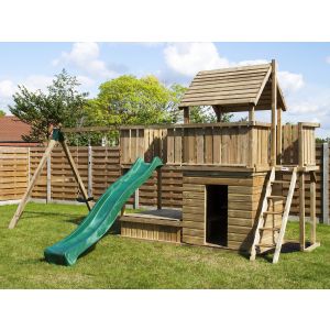 Speeltoestel Balkon 360 - speelhuis - zandbak