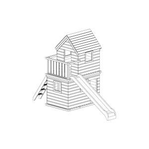 Speeltoestel Duisburg - groot speelhuis