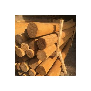 Robinia - ø140-160 x 3000 mm - geschild - geschuurd