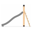 Aanbouwmodule Glijbaan/ladder