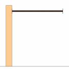 Aanbouwmodule duikelstang 125cm